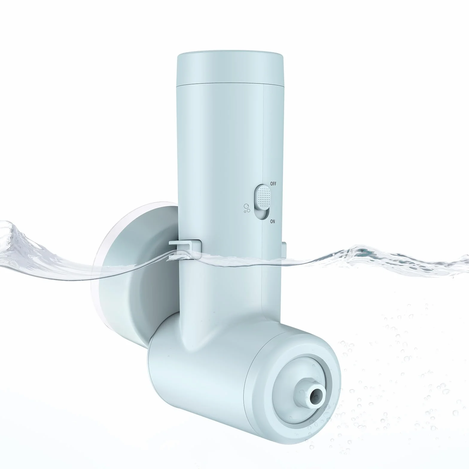Bañera de Jet Spa, Proporciona una Intensidad de Masaje de 65 kPa, Jet de Baño Recargable, Accesorios de Bañera Portátiles Sin Cable con Velocidad Ajustable, Relajante (Azul)