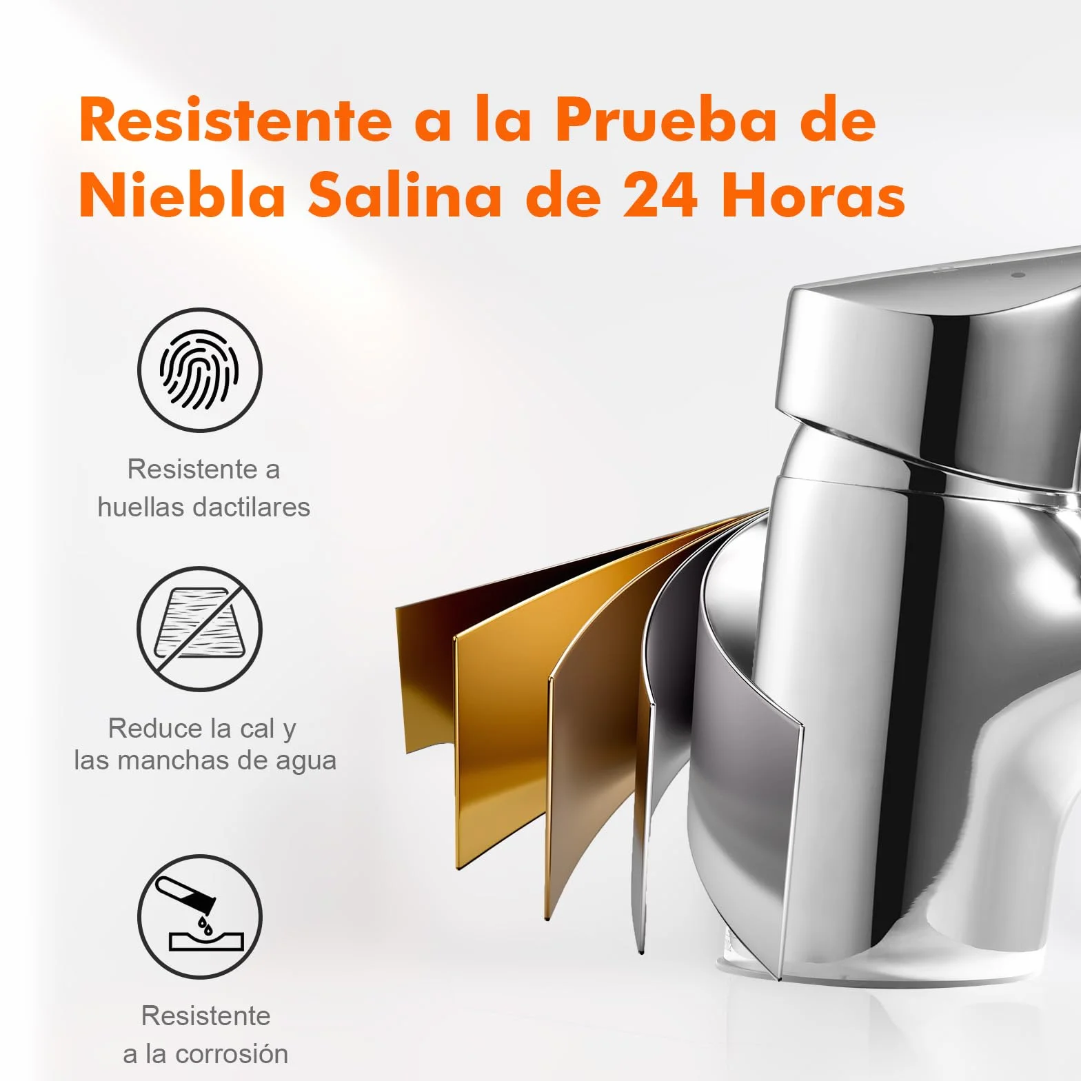 Ibergrif Grifo Lavabo Bajo 60mm, Monomando Latón Macizo para Baño, Aseo de Cortesía y Camper, Instalación Fácil G3/8″, M11050