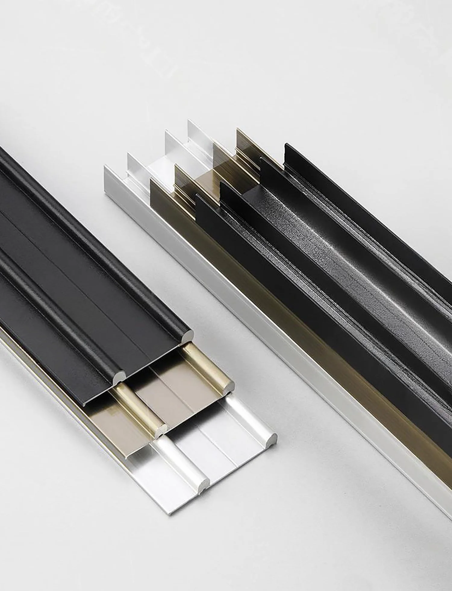 Genérico Kit de herrajes for Puertas corredizas de Dos rieles - Rieles de Aluminio de Alta Resistencia for Puertas de armarios y gabinetes - Montaje Empotrado(Silver,90cm)
