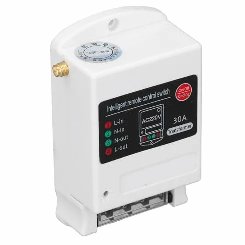 Interruptor Remoto Inalámbrico de Largo Alcance, Control RF 5 km para Motobombas y Luces, AC220V, 5000 Metros