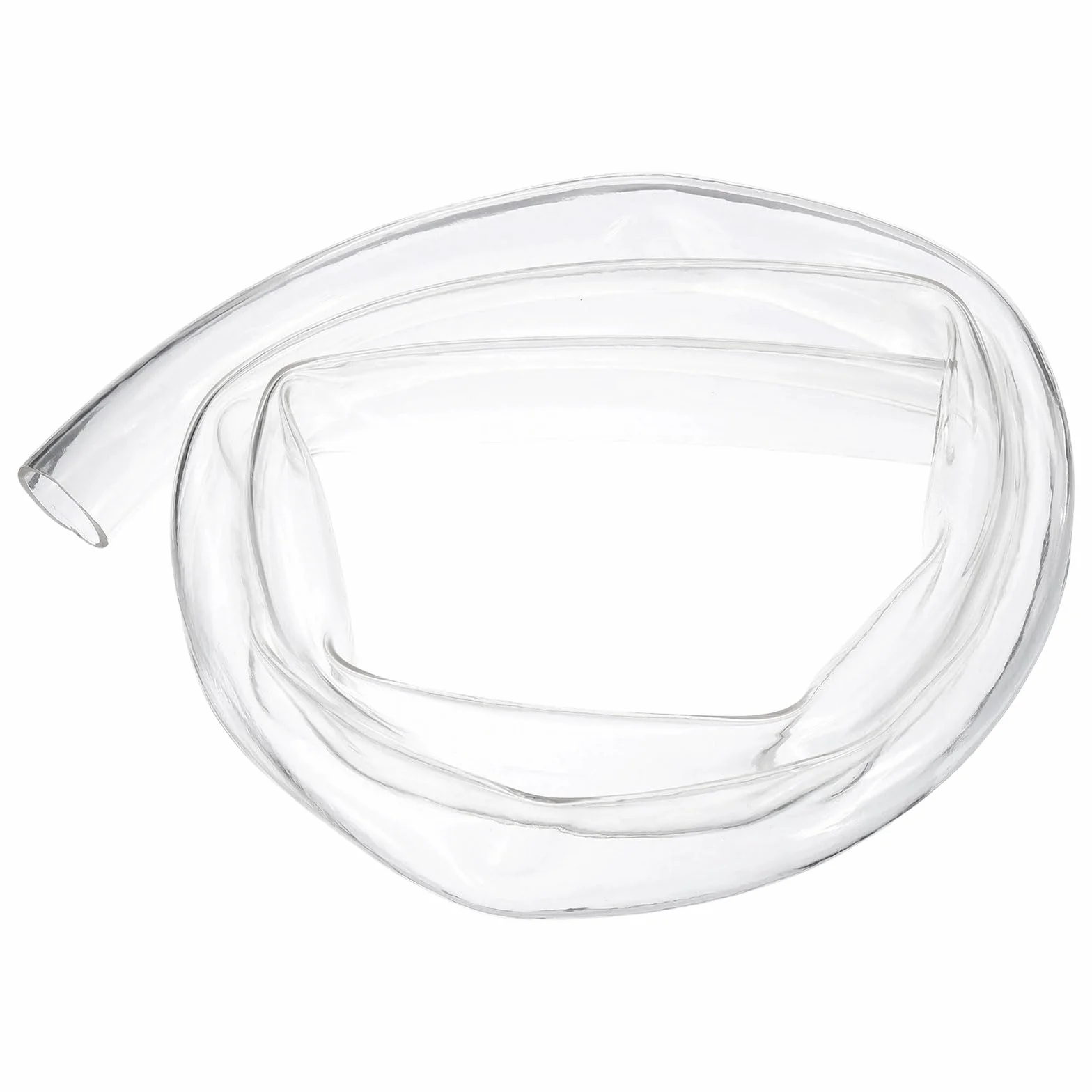 QUARKZMAN Tubo Flexible de PVC, 35mm de ID x 41mm de OD - 2 Metros de Largo Tubos de Agua de Vinilo Transparente, Tubería de Agua Plástico Ligero y Flexible para Tanque y Acuario
