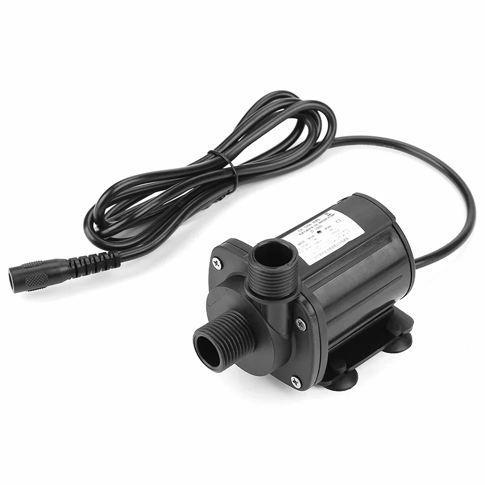 Bomba de Agua Sumergible DC 24V 2000L/H, Flujo Ajustable, sin Escobillas, con Sensor Térmico, para Acuario, Estanque y Jardín