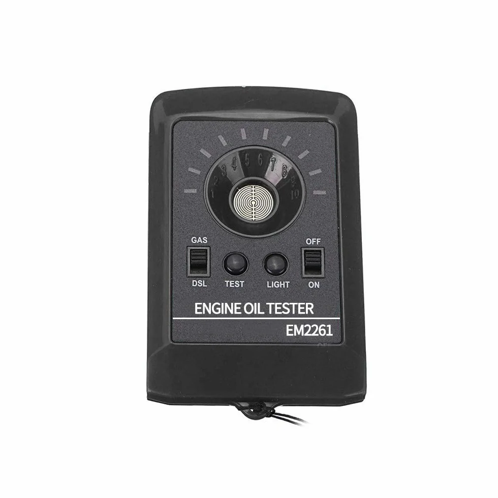 Detector Digital de Calidad de Aceite de Motor 12V Probador de Fluidos Gasolina y Diésel con Alta Precisión y Función de Calibración Analizador Portátil para Aceite de Motor y