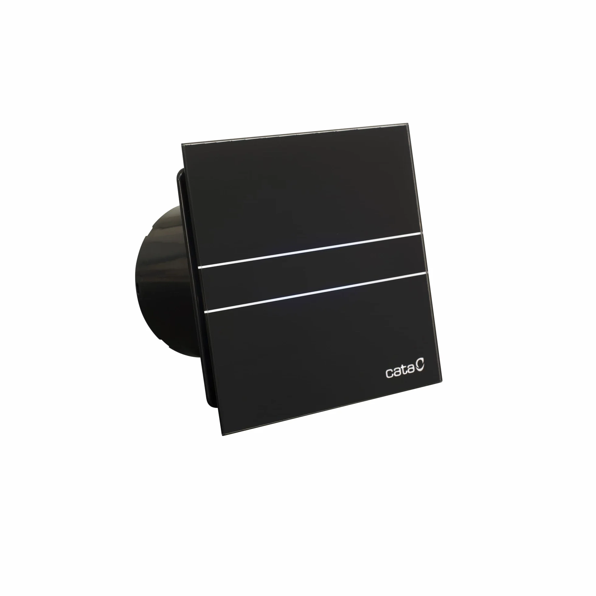 Cata, Extractor baño E-100 GT BK Extracción Perimetral Timer Nivel Sonoro 31 dB Potencia 8W Clase B Velocidad 2600 r.p.m Color Negro