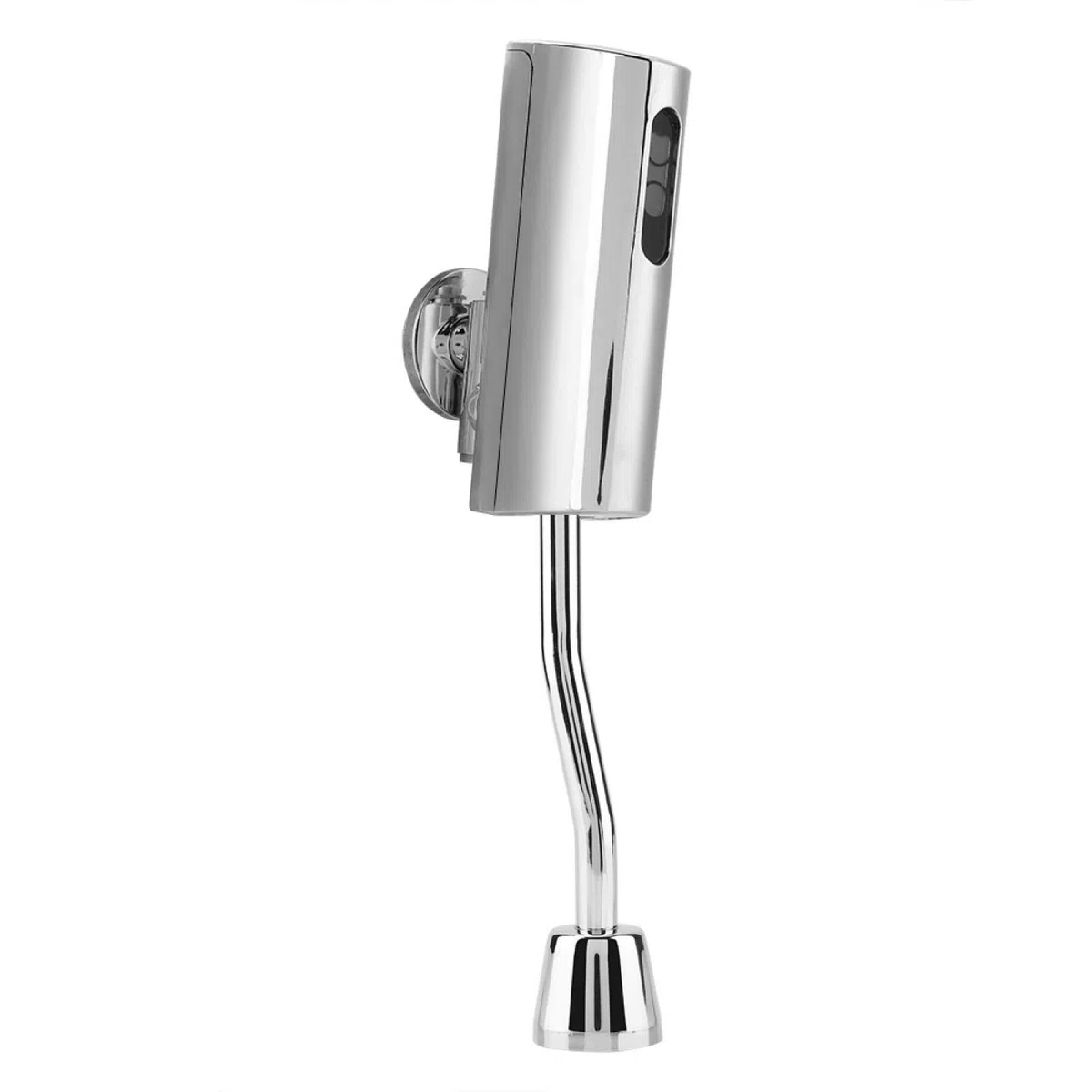 NIKOU Sensor de válvula de descarga para mingitorio Válvula automática para mingitorio Inodoro, sensor montado en la pared Válvula sin contacto, latón y galvanizado