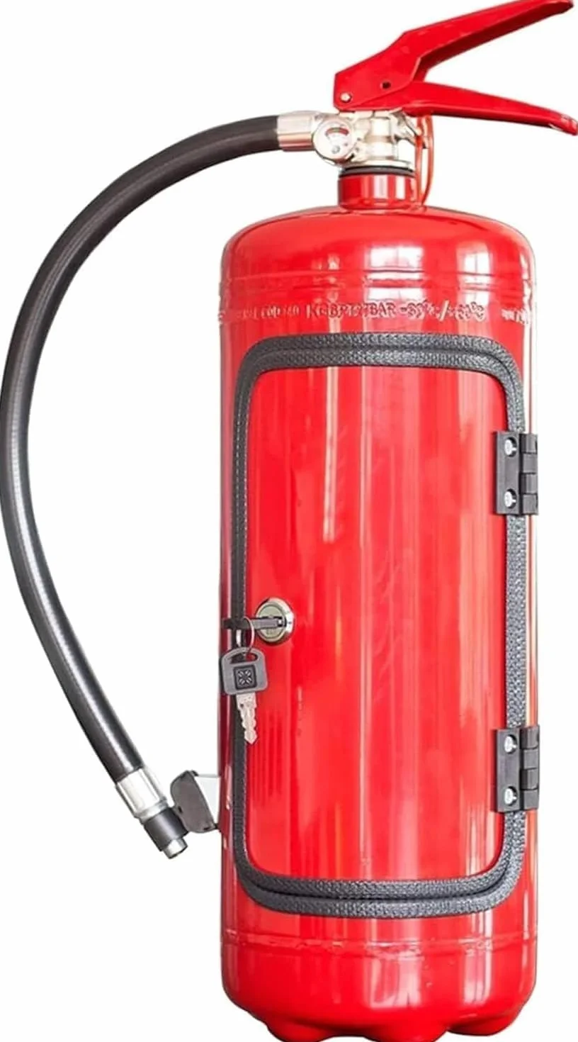 Minibar Eextintor de Incendios, Metal de 11.8 Pulgadas, para Amantes del Whisky, Bombero, Bar de Regalo