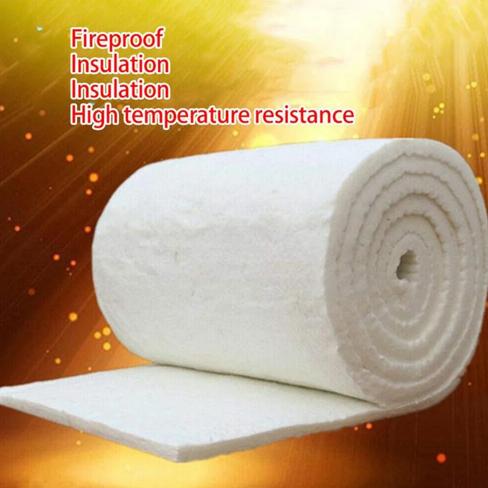 Aislamiento de fibra de cerámica de silicato manta de alta temperatura incombustible Mat Pad (20 mm de grosor)