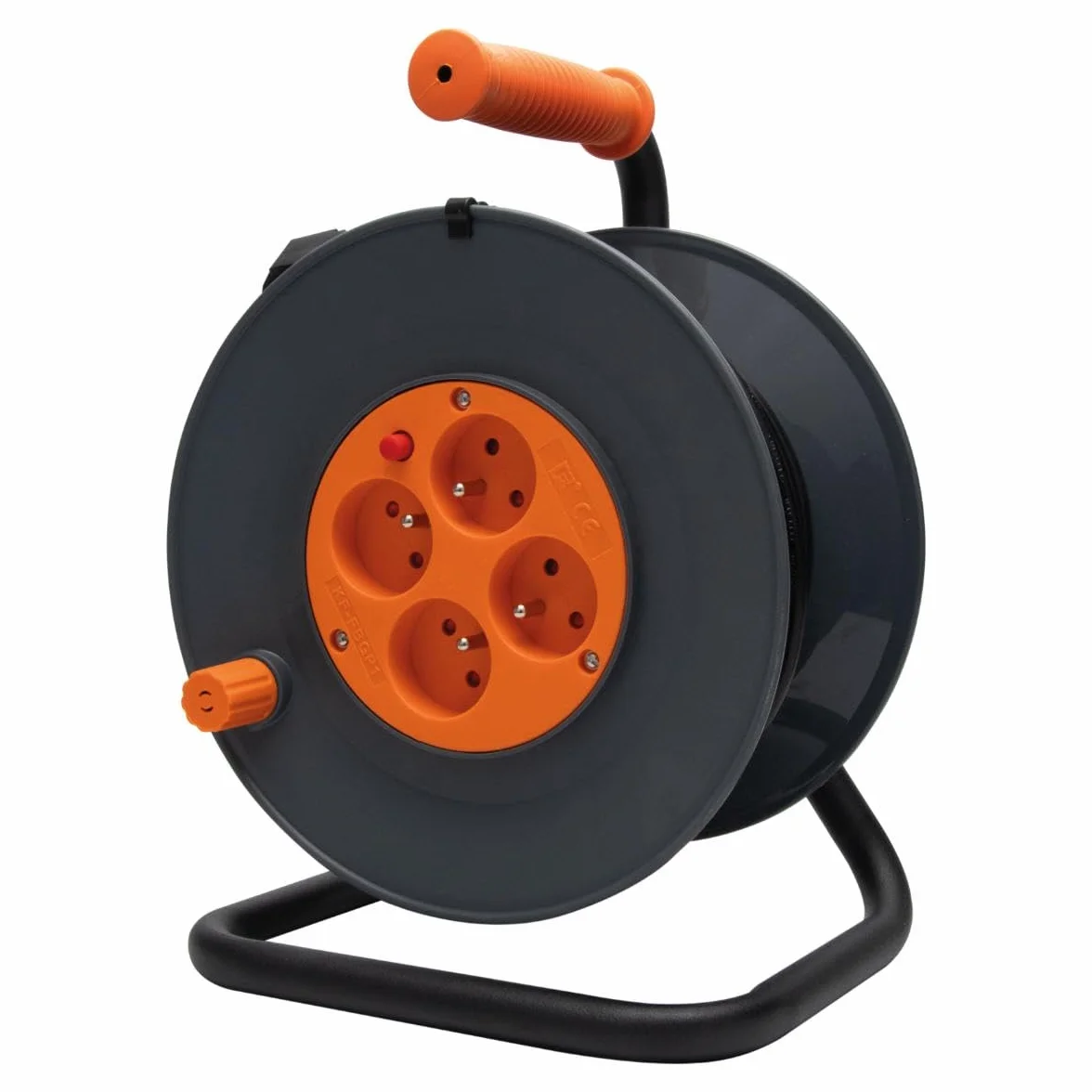 Enrollador 4 tomas HO5VV-F 3G1mm² 25m + disyuntor