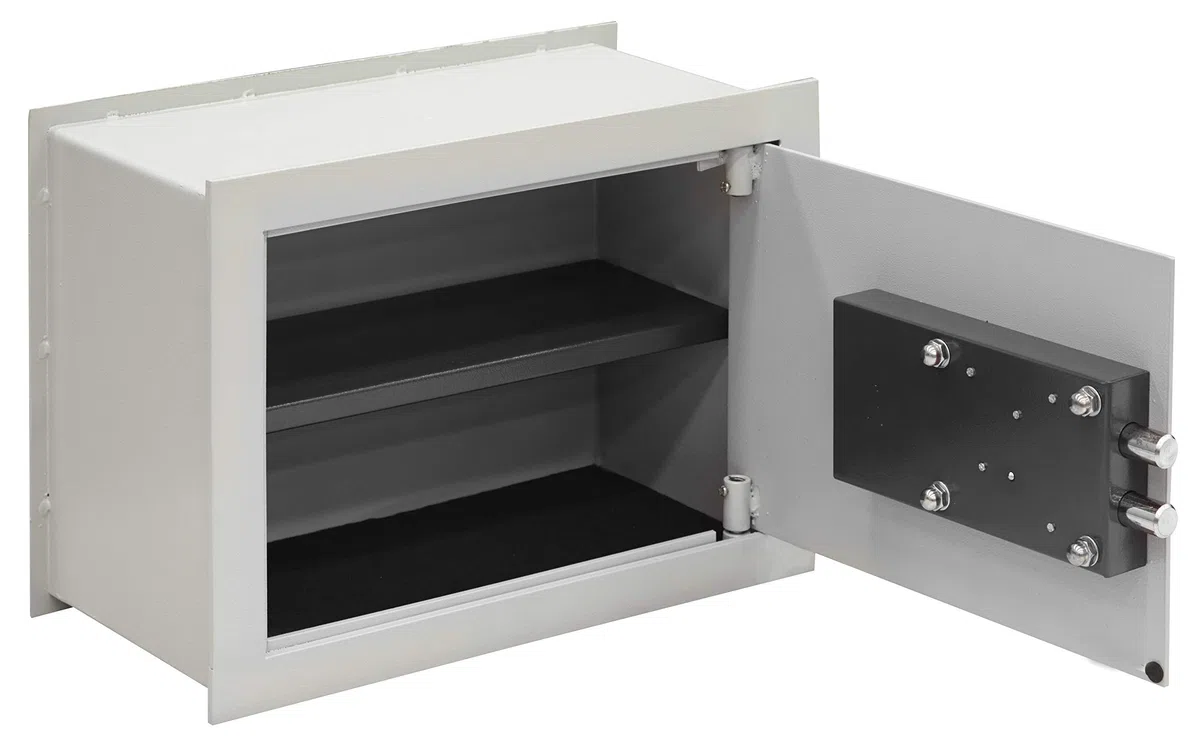 ARREGUI Ideal 5 271350 Caja Fuerte de Empotrar a Pared con Cerradura de Llave | Caja de Seguridad para Casa y Hogar | Fácil de Usar | 30 x 41 x 20 cm | 17 L