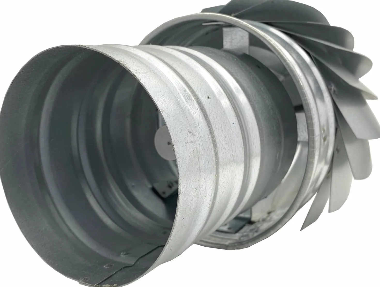 Sombrero Chimenea Extractor de Humo Giratorio Acero Galvanizado 110MM