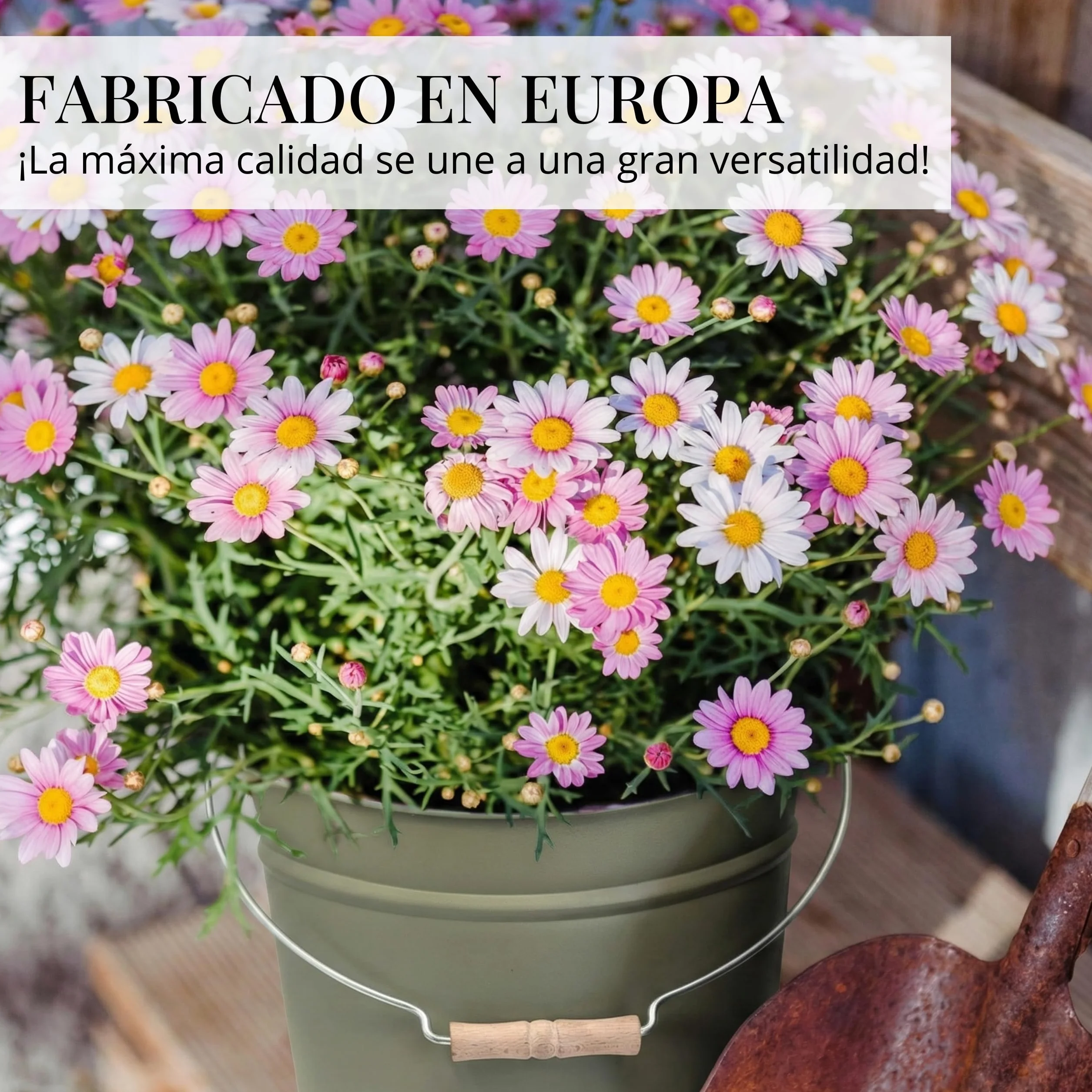 LIVLIG Cubo de cenizas con tapa, 12 L, color gris musgo, cubo galvanizado con tapa para chimeneas modernas, calidad premium de Europa, accesorios elegantes para chimenea para guardar las cenizas de