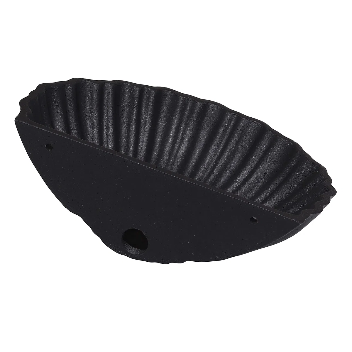 FONDERIA BONGIOVANNI Bañera de pared modelo concha para jardín, casa, terraza, exterior, lavabo