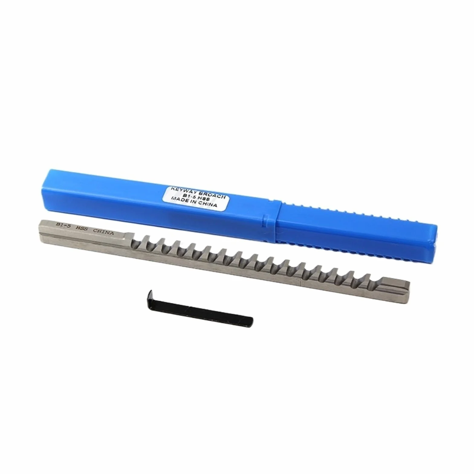 Brocha for chavetero de 4 mm y 5 mm, herramienta de corte de chavetero de tipo empuje, de acero de alta velocidad for máquina CNC Resistente al desgaste(B1-5mm)