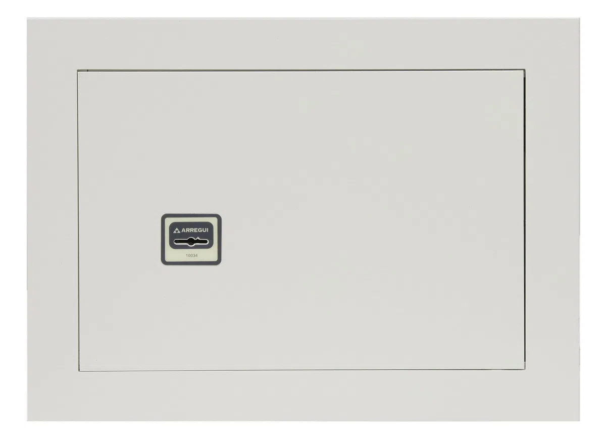 ARREGUI Ideal 5 271350 Caja Fuerte de Empotrar a Pared con Cerradura de Llave | Caja de Seguridad para Casa y Hogar | Fácil de Usar | 30 x 41 x 20 cm | 17 L