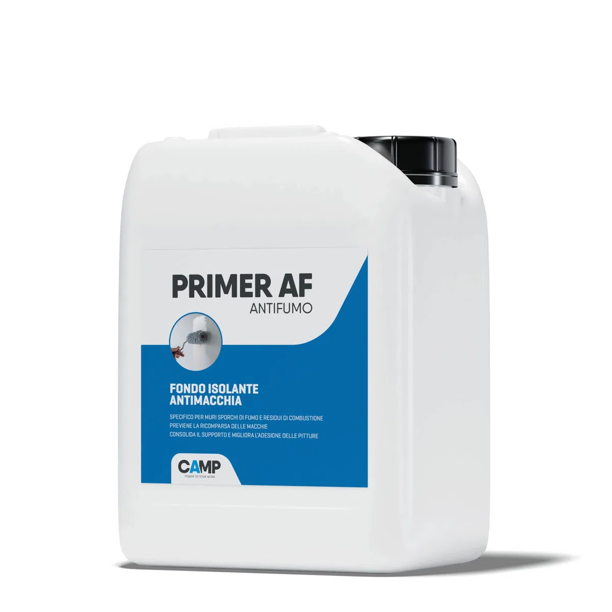 Camp PRIMER AF - Fondo aislante protector concentrado anti-manchas y anti-humo, para paredes interiores y exteriores - 5000 ml