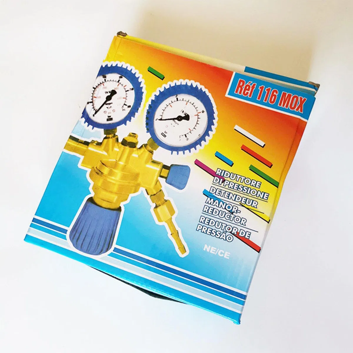 Regulador de soldadura,Medidor de argón - Reductor de presión de argón y dióxido de carbono - Soldadura de calibre regulador preciso, calibres de doble escala fáciles de leer para maquinaria pesada