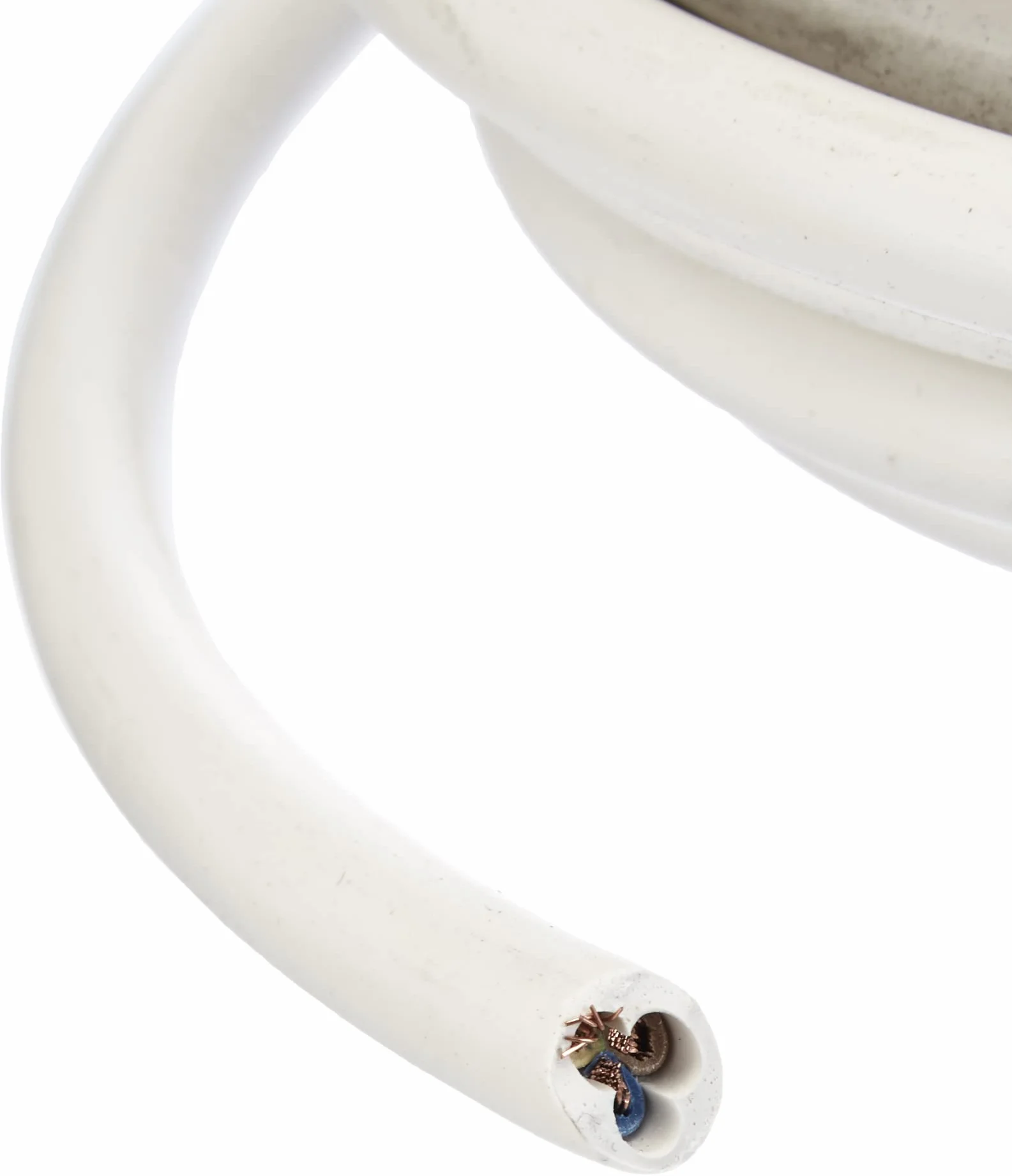 Electraline 11841, Cable para Extension H05VV-F, Sección 3G2.5 mm, 10 m, Blanco