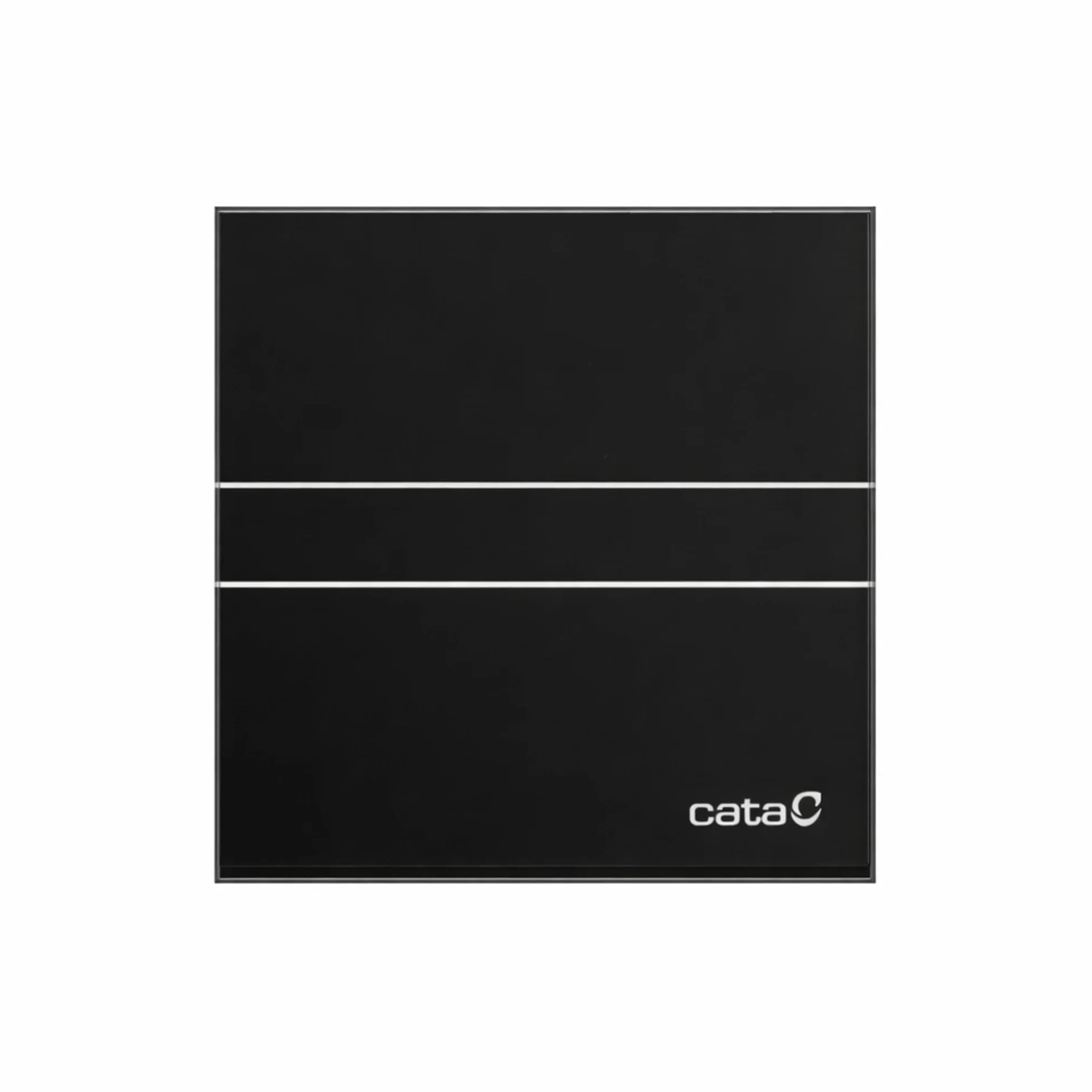 Cata, Extractor baño E-100 GT BK Extracción Perimetral Timer Nivel Sonoro 31 dB Potencia 8W Clase B Velocidad 2600 r.p.m Color Negro