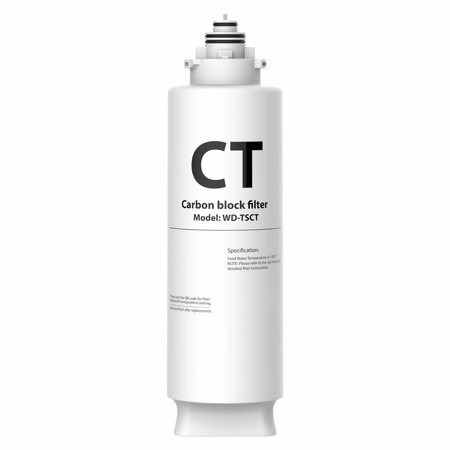 Waterdrop TSCT Filtro de agua bajo el fregadero, reemplazo para TSU-W TSC, sistema de 3 etapas, 7500 L, 1 paquete