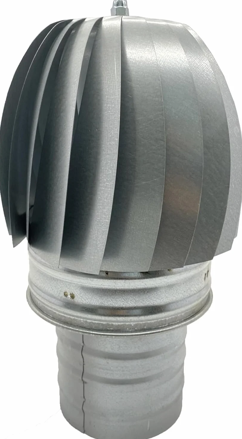 Sombrero Chimenea Extractor de Humo Giratorio Acero Galvanizado 110MM