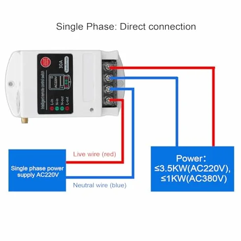 Interruptor Remoto Inalámbrico de Largo Alcance, Control RF 5 km para Motobombas y Luces, AC220V, 5000 Metros
