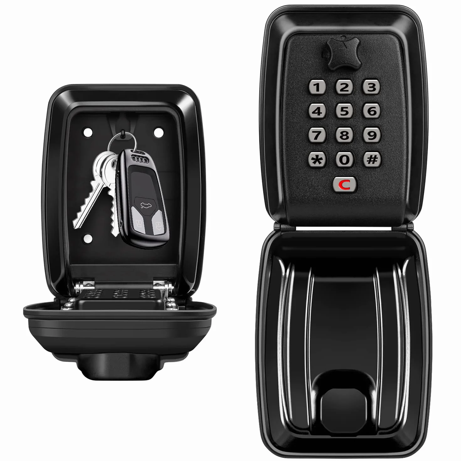 LUROON Caja Fuerte para Llaves, Versión Actualizada, Resistente al Agua y al Óxido