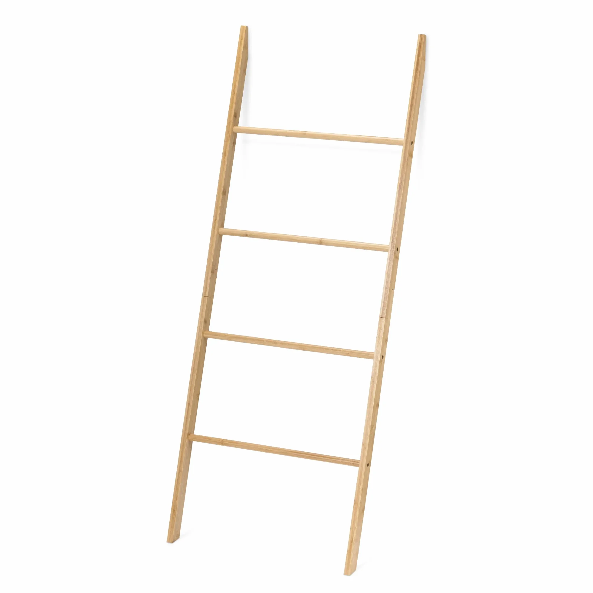 Navaris Escalera de bambú para Toallas - 4 Niveles