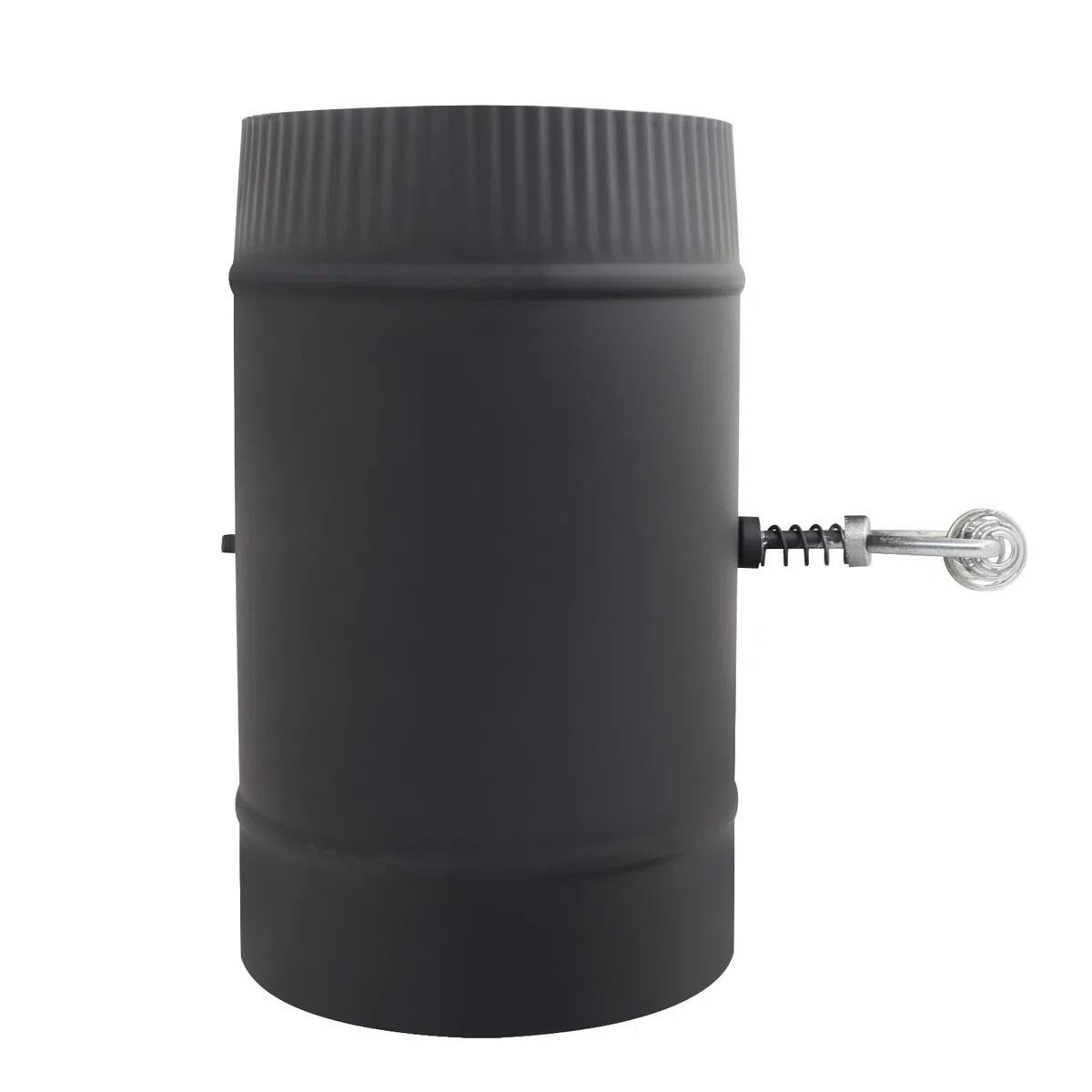 Tubo chimenea con tiro para estufa de leña válvula de mariposa compuerta regulación aire tubo estufa pellet regulador de tiro caldera de leña para tubos de salida de humos cocina (153mm)