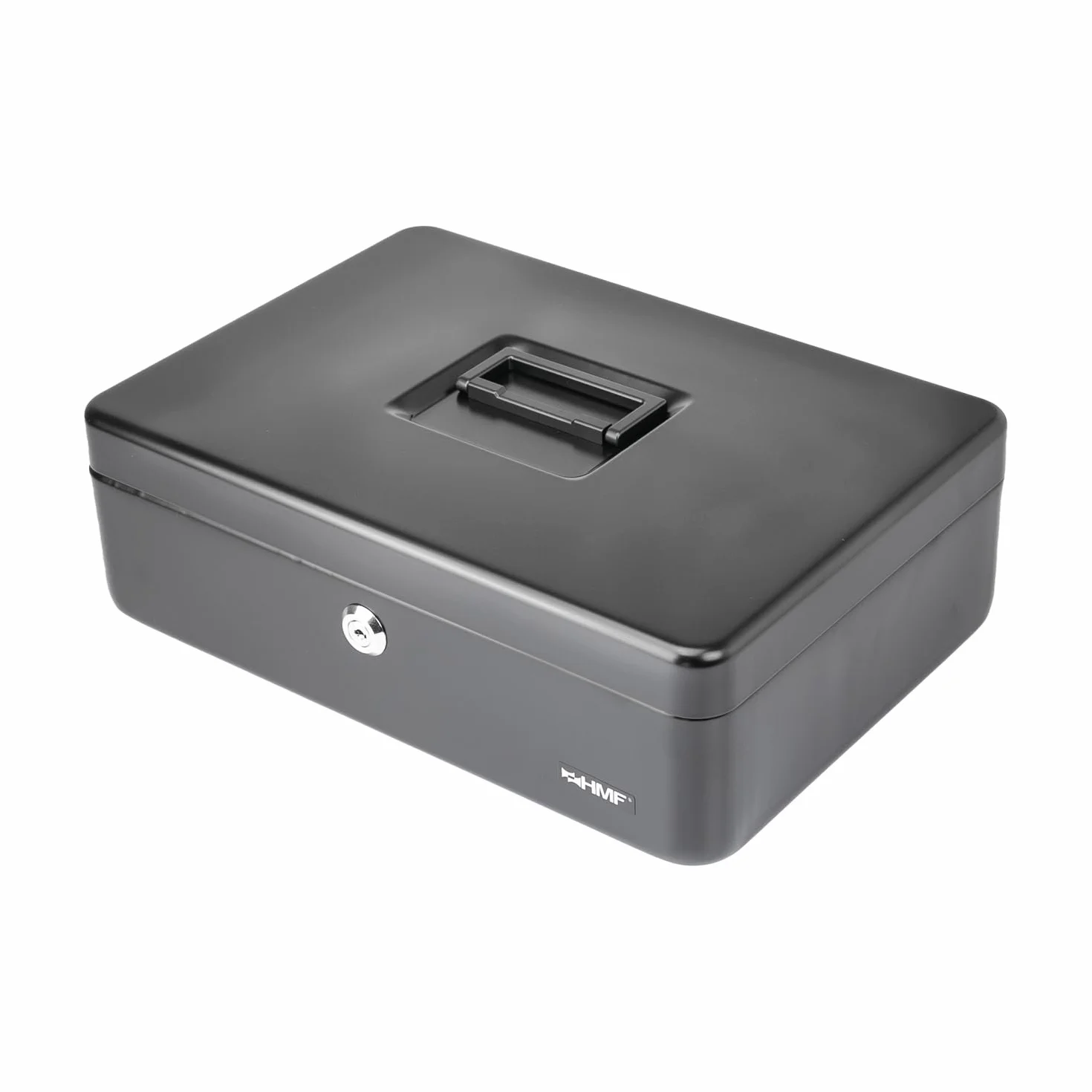 HMF 22036-02 Caja de Caudales, Bandeja para División Individual, 36 x 25 x 11 cm, negro