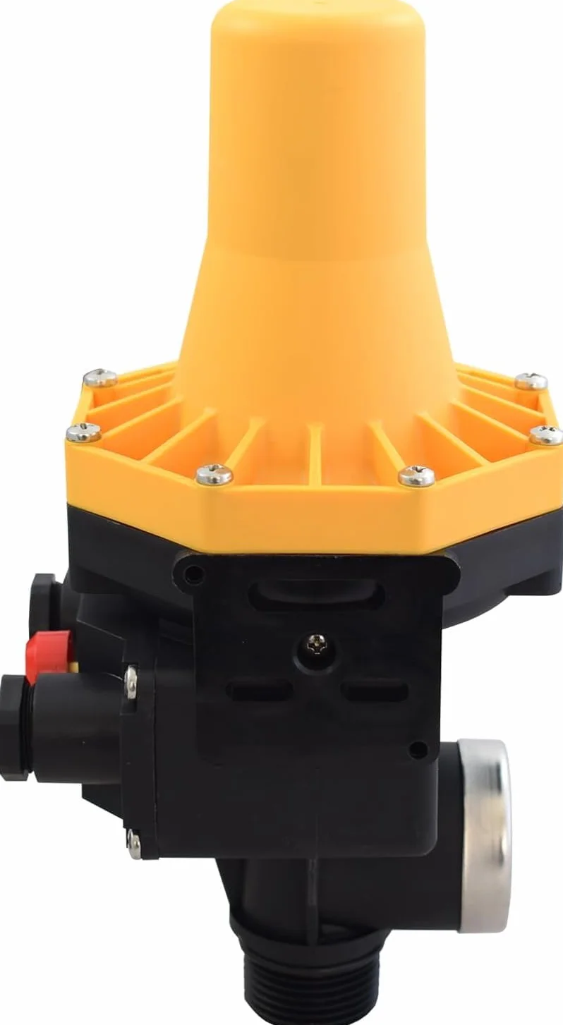 ESPA LEADER Presscontrol Kit L, Regulador de Presión Electrónico para Bombas de Agua de Uso Doméstico, Pulsador de Rearme Automático, Válvula de Retención, Protección de Funcionamiento en Seco