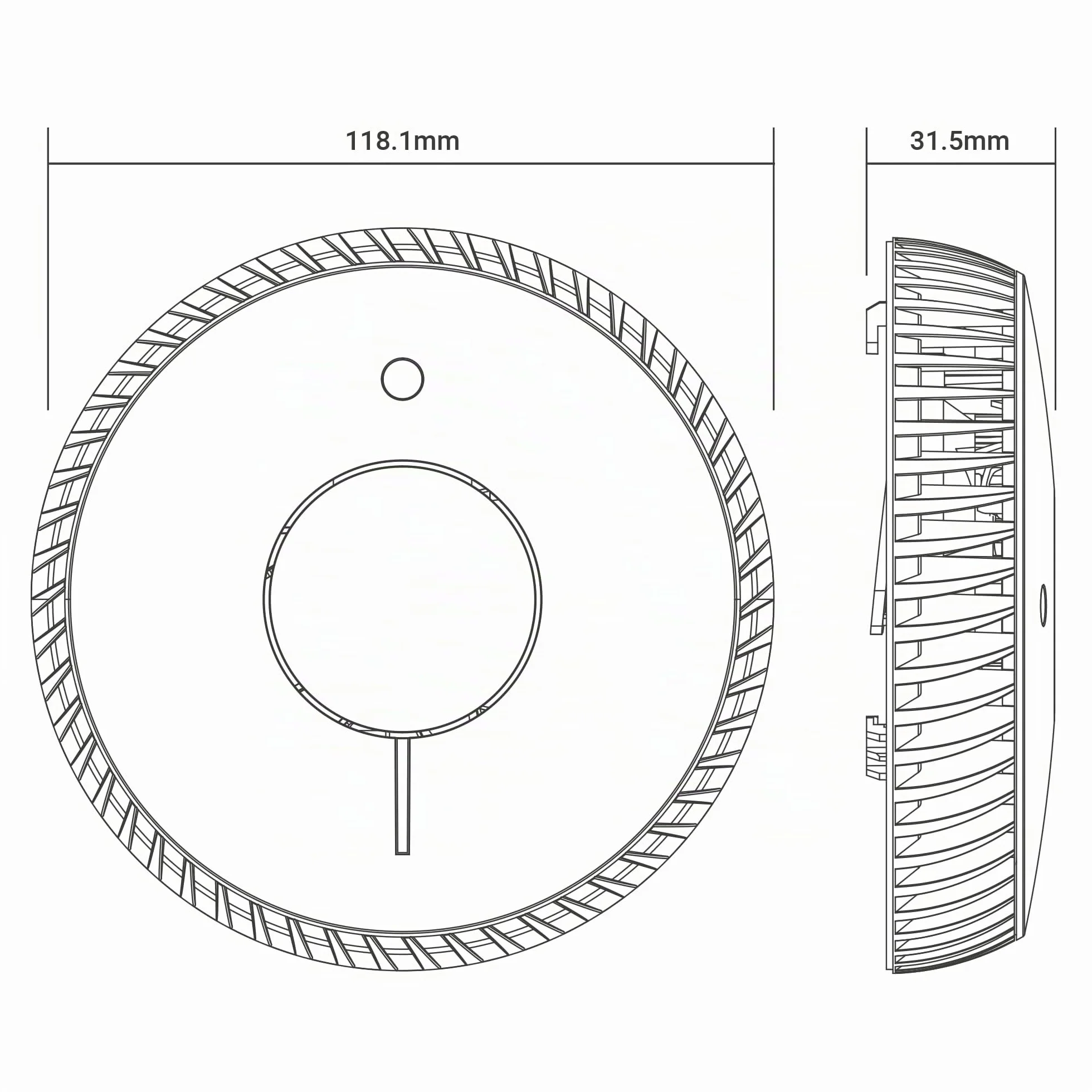 FireAngel Detector de Humo óptico para casa – Alarma de Incendios para el hogar – Batería de 10 años – Botón de Prueba y Silencio – Recambio para ST-622/ST-620 – Pack de Dos