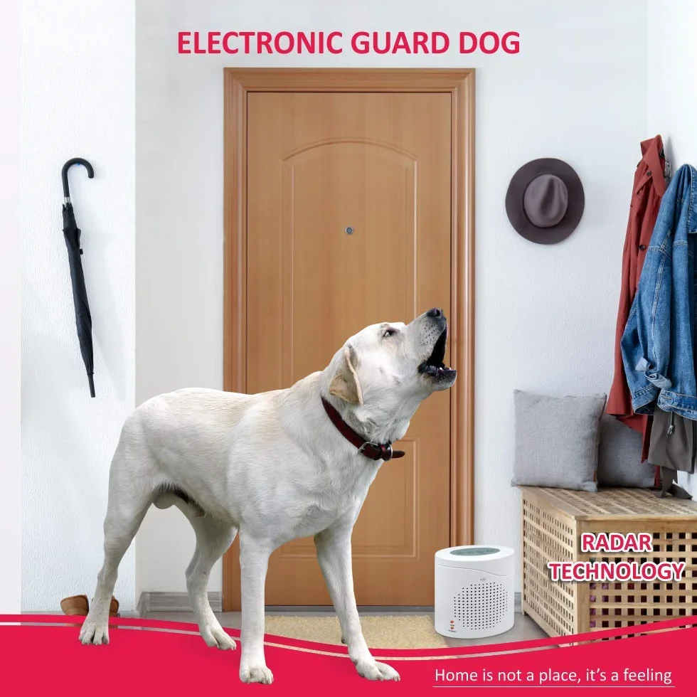 ELRO ARD51 Perro Guardián Electrónico con sonido realista en 3D para perros - Con sensor