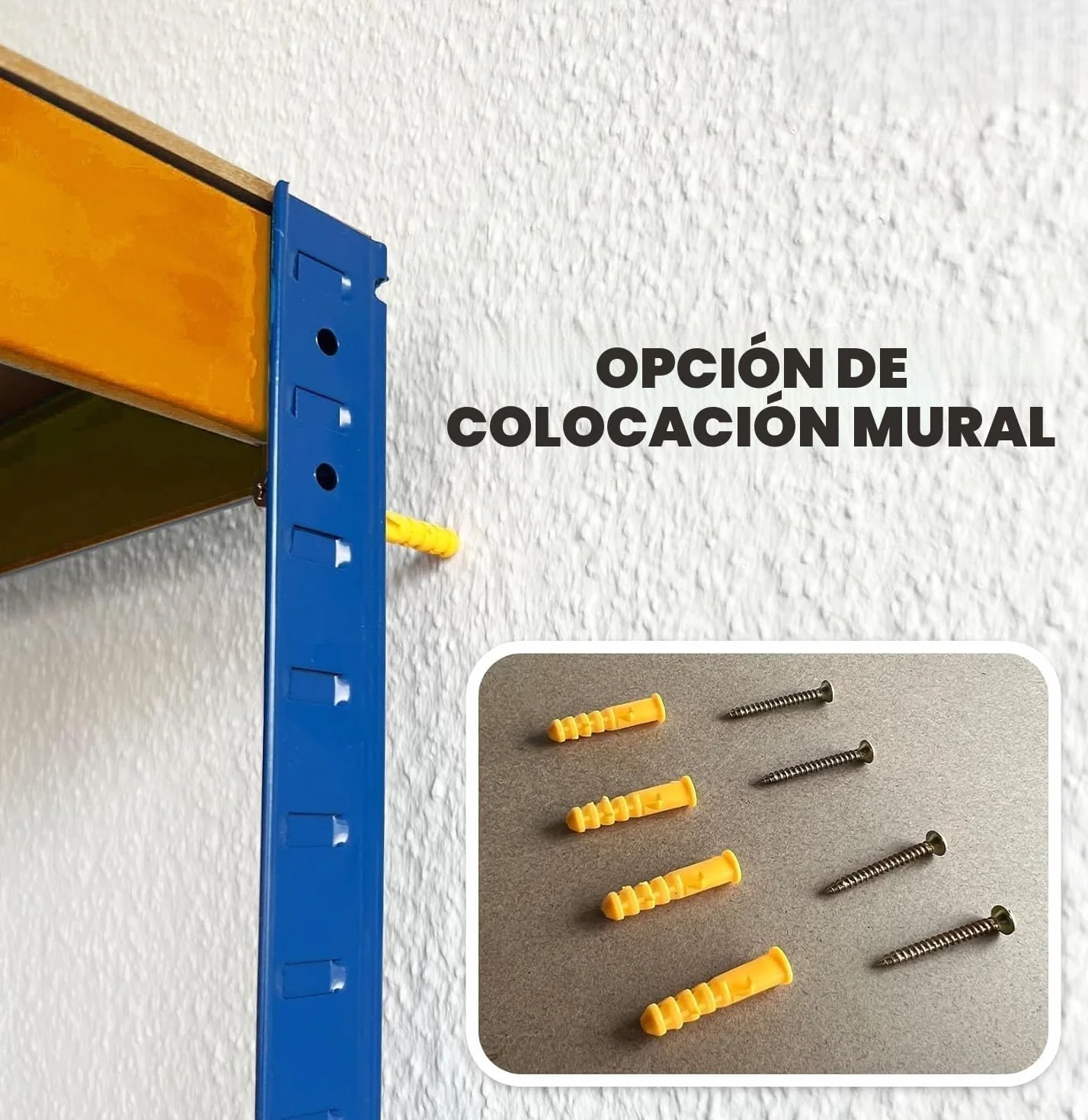 Estantería Floordirekt para cargas pesadas - Estantería modular, estantería para sótano, estantería de almacenamiento, banco de trabajo - Capacidad de carga hasta 1250 kg - Montaje rápido