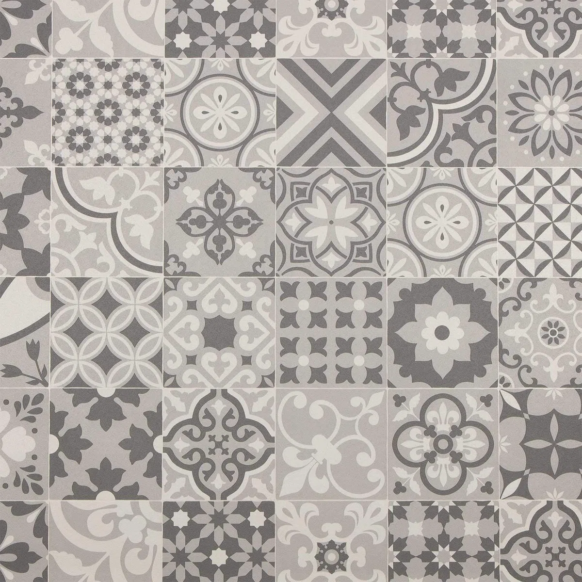 Floordirekt Plaza Lagos 909d - Suelo de vinilo para cocina y balcón, se vende por metros, efecto madera o baldosa, resistente y fácil de limpiar, 200 x 200 cm