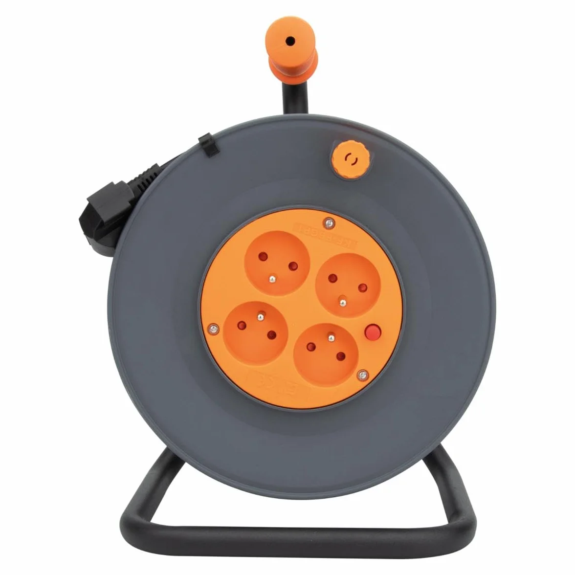 Enrollador 4 tomas HO5VV-F 3G1mm² 25m + disyuntor