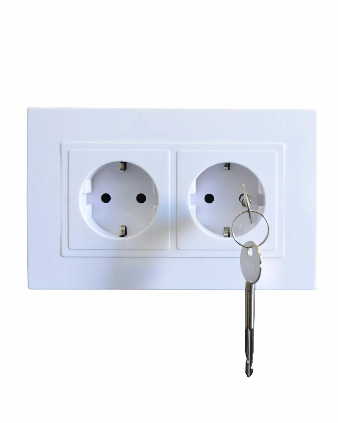 Caja Fuerte Camuflada Enchufe Doble Gravitis Socket Safe – Caja Fuerte Oculta de Pared con Llave