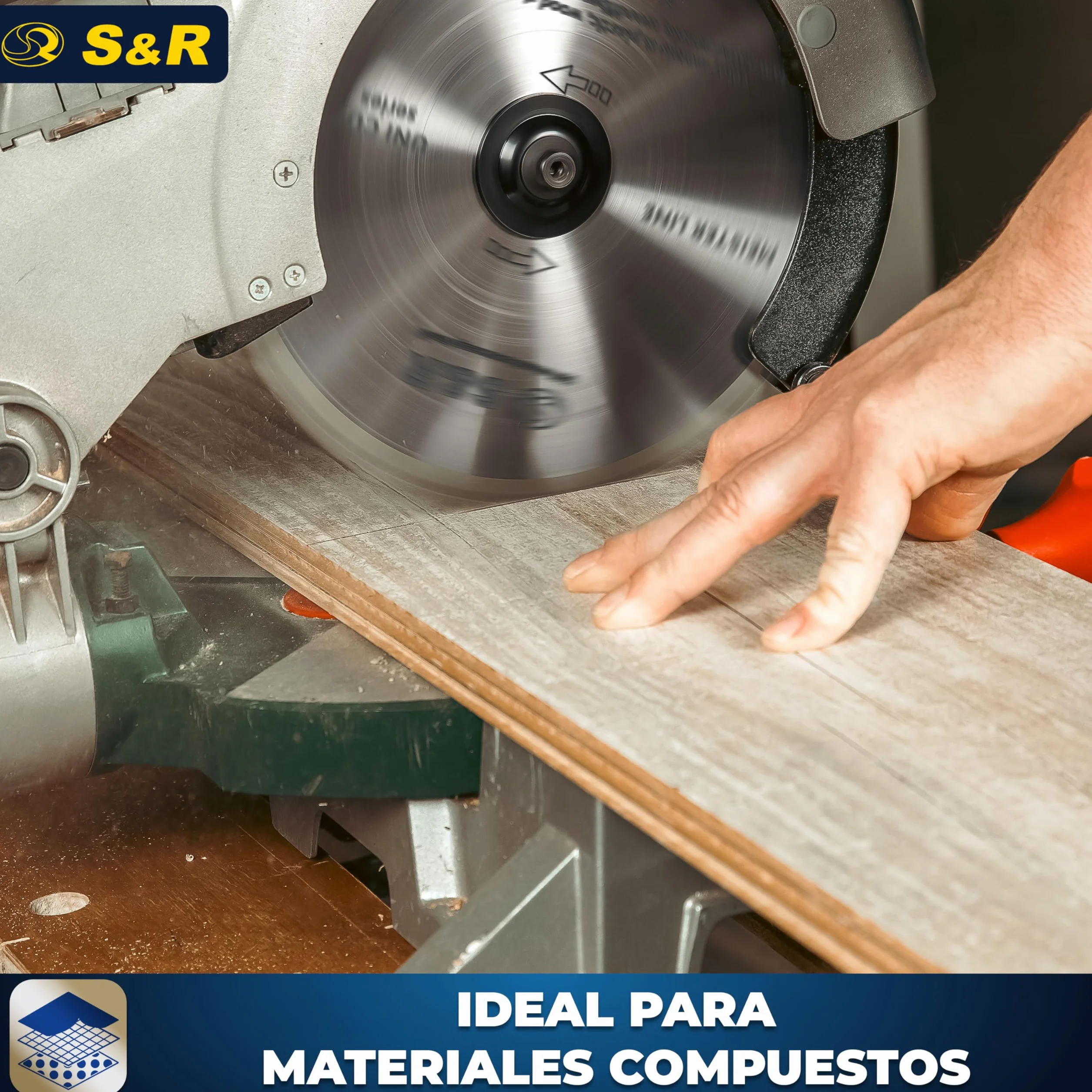 S&R Disco de corte 254 Madera y Metales - 96 Dientes/Hoja de sierra circular. calidad profesional
