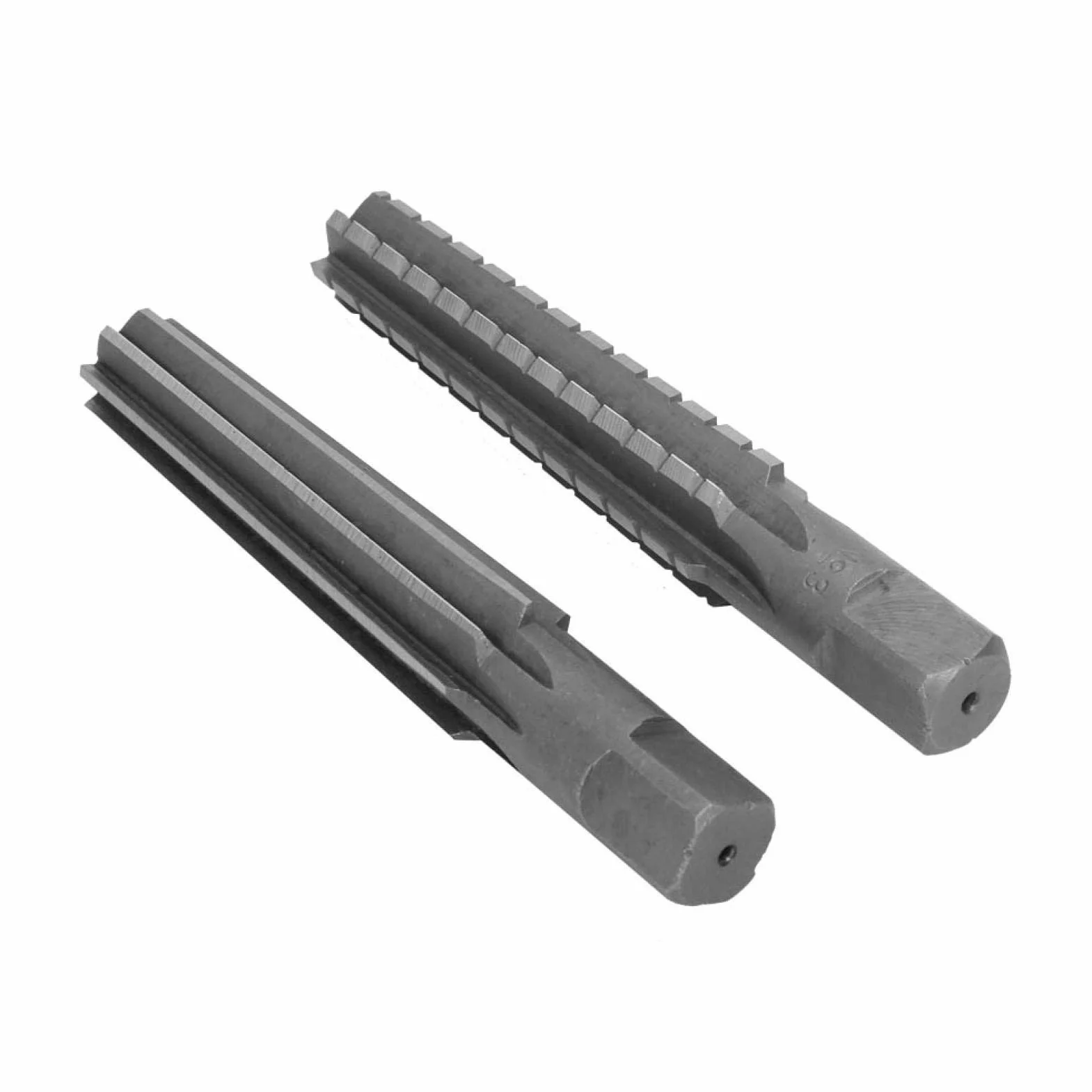 Escariador, Escariador mt3 maquina, Escariador de máquina, HSS MT3 Taper, escariador fino/áspero, juego de herramientas de corte, mango recto, 2 piezas