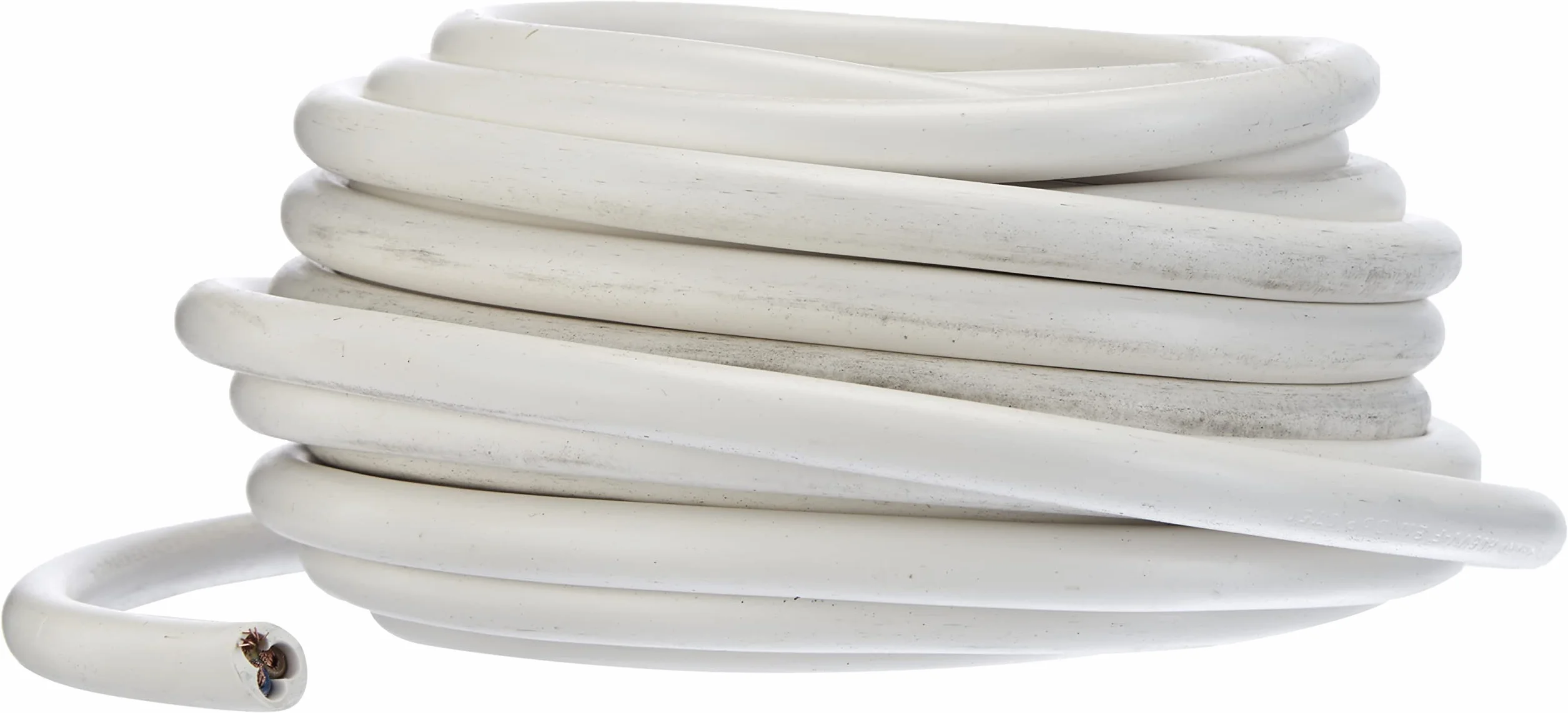 Electraline 11841, Cable para Extension H05VV-F, Sección 3G2.5 mm, 10 m, Blanco
