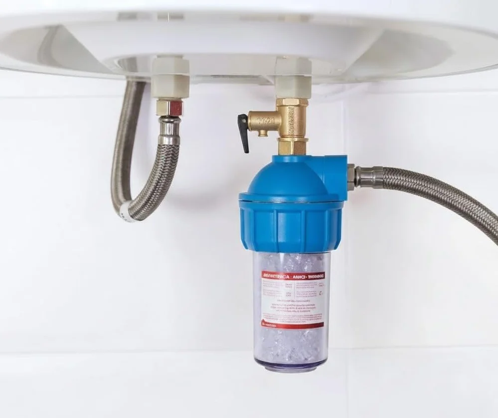 Suinga Filtro Antical Termo Electrico Recargable 1/2" | Filtro Calentador Agua con Vaso Contenedor y Polifosfatos | Entrada General Contra Cal | Descalcificador Agua Domestico