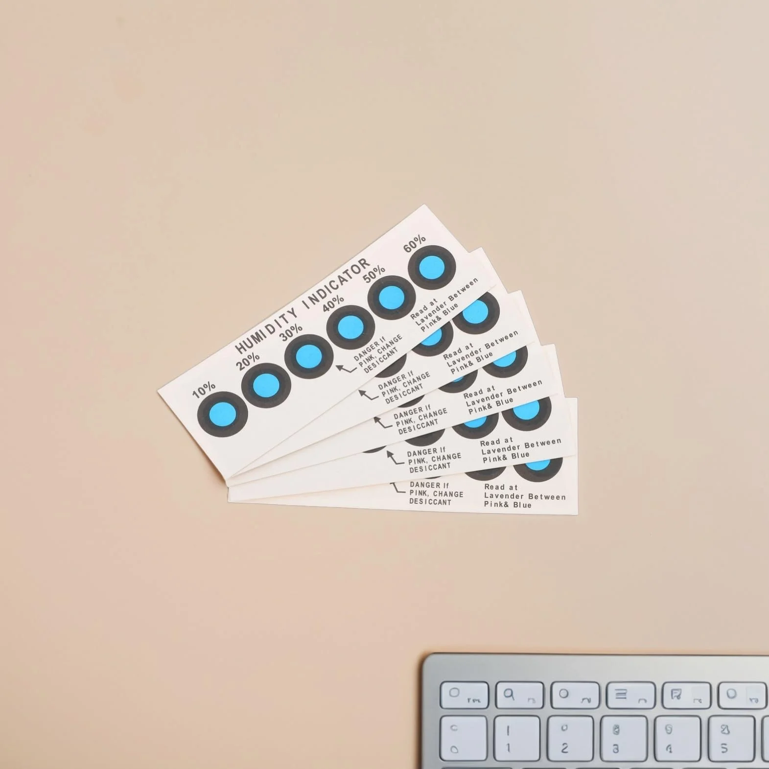 20 tarjetas de indicador de humedad, sensor de humedad, tarjeta indicadora de tiras de prueba, tarjeta indicadora universal, indicador de humedad portátil, papel absorbente MUCKLILY