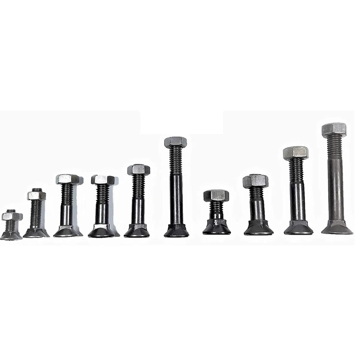 Tornillo de Arado 11X70 DIN 608. Caja 50 Uds. Tornilleria de máxima calidad marca San Lorenzo, con cabeza avellanada especial rejas de arado.